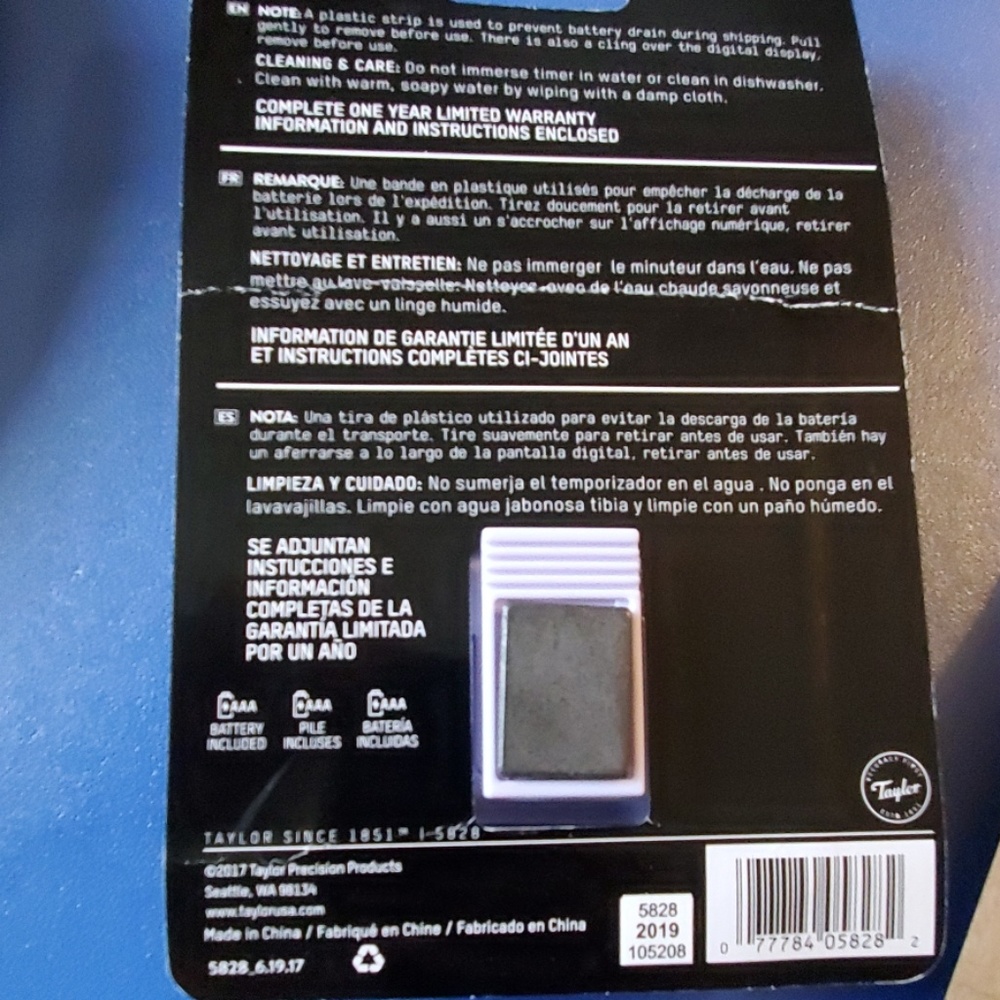 Taylor digital timer/clock - Picture 3 of 3